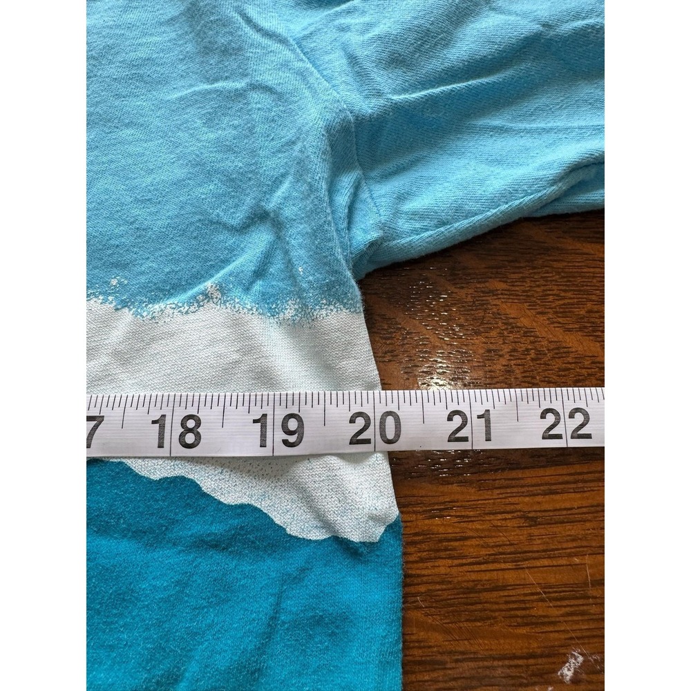 VTG Crazy Shirts Maui Ocean Shirt Mens Medium Blue Hawaii Beach Tee T-Shirt - Picture 5 of 6